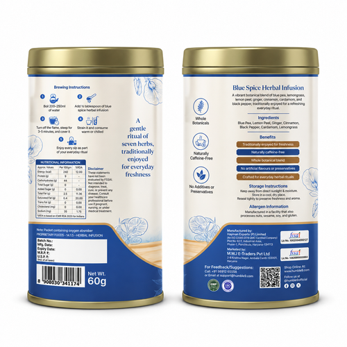 Blue Spice Herbal Infusion, Loose Leaf